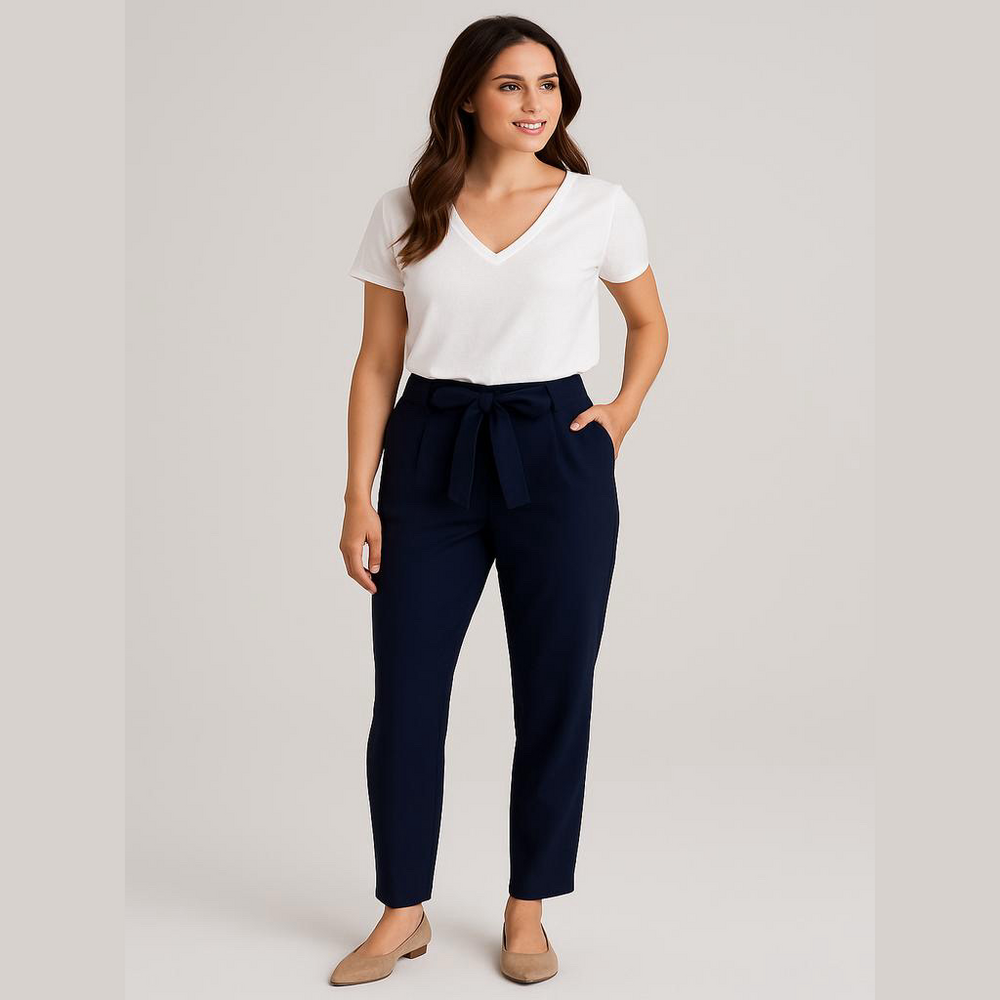 Soho Blue Pants Size Medium with Ties